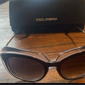 Dolce & Gabbana Brown Gradient Sunglasses